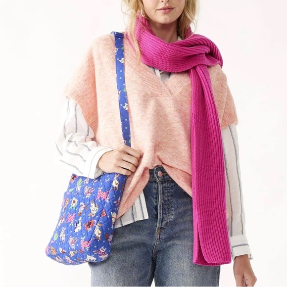 VB Essential XL Crossbody in Cotton - Cats NWT - Picture 9 of 9